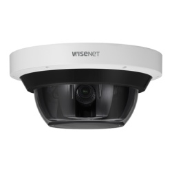 HANWHA VISION PNM-9085RQZ1 Camara IP Multisensor 20MP (4 Sensores de 5MP) WDR 120 DB Lente Motorizado 4.13 - 9.4 MM 12Vcc/ HPOE /IP66 /IK10