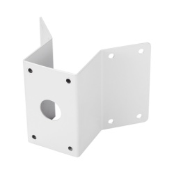 HANWHA VISION SBP-300KMW Adaptador de esquina compatible con montaje de pared SBP-300WM1 para domos fijos y PTZ Samsung en interior o exterior