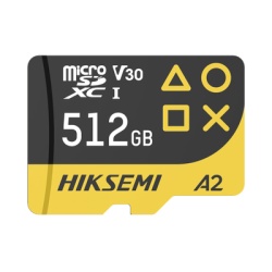 HIKSEMI by HIKVISION HS-TF-G3/512G Memoria microSDXC / 512GB / Velocidad 200MB/s Lectura / 150MB/s Escritura / V30 U3 A2 / Gaming / Compatibilidad Amplia