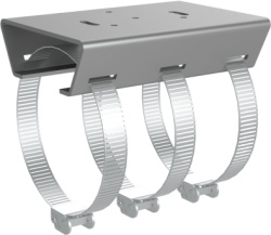 HIKVISION DS-1278ZJ-BJH/HG/316/60-300MM Montaje de Poste / Acero Galvanizado e Inoxidable 316/304 / Diámetro Ajustable 60-300 mm / Carga Máxima 10 kg / 0.93 kg / 6.3 x 4.5 x 1.6 in