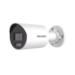 HIKVISION DS-2CD2087G2H-LIU [Dual Light + ColorVu] Bala IP 8 Megapixel (4K) / Lente 2.8 mm / 40 mts IR + 40 mts Luz Blanca / Microfono Integrado / Exterior IP67 / WDR 130 dB / ACUSENSE (Filtro de Fal
