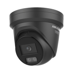 HIKVISION DS-2CD2367G3-LI2UY(BLACK) Turret IP / 6 Megapixel / Lente 2.8 mm / 30 m IR + Luz Blanca / 98 ft / 2 Micrófonos / IP67 NEMA 4X / WDR 130 dB / AcuSense 3.0 / AcuSeek