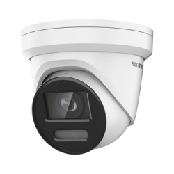 HIKVISION DS-2CD3387G2-LSU(C) Turret IP 8 Megapixel / Imagen a color 24/7 / Lente 2.8 mm / Microfono Integrado /Luz Blanca 40 mts / Exterior IP67 / Microfono Integrado / WDR 130 dB / Entrada y salida