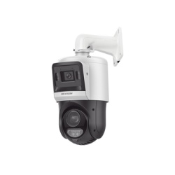 HIKVISION DS-2SE4C415MWG-E/14(F0) [TandemVu] Domo PTZ IP 4 Megapixel + Camara Fija 4 Megapixel / 15X Zoom / 100 mts IR + 30 mts Luz Blanca / IP67 / ACUSENSE / PoE+ / 2 Microfonos Integrados y Bocina /