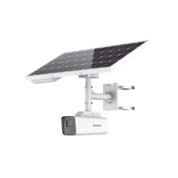 HIKVISION DS-2XS2T47G1-LDH/4G/C18S40 Kit Solar IP All in One / Camara Bala ColorVu 4 Megapixel / Lente 4 mm / Panel Solar / Bateria de Respaldo de Litio 23.2Ah (Hasta 24 Dias) / Conexion 4G / Accesori