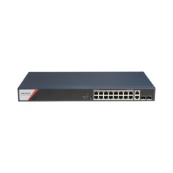 HIKVISION DS-3E1520HP-SI-16P2T2F Switch Gigabit PoE+ / Administrable / 16 Puertos 1000 Mbps PoE+ (4 Puertos PoE++ 90 W) / 2 Puertos 1000 Mbps de Uplink / 2 Puertos SFP / Configuracion Nube Hik-Partner