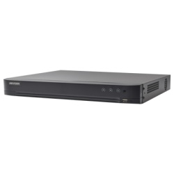 HIKVISION DS-7204HQHI-K1 DVR 4 Megapixel / 4 Canales TURBOHD + 2 Canales IP / 1 Bahia de Disco Duro / 1 Canal de Audio / Videoanalisis