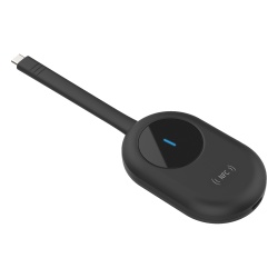 HIKVISION DS-D5SC3B-B Dongle de Proyección Inalámbrica / 4K 60 Hz / USB-C con Adaptador USB-A / NFC / Wi-Fi Dual Band / Comunicación Bidireccional