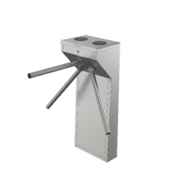 HIKVISION DS-K3G200LX-R/DM55 Torniquete Trípode / Bidireccional / Acero Inoxidable SUS304 / 2,000,000 MCBF / Carril 55 cm / LED Entrada-Salida