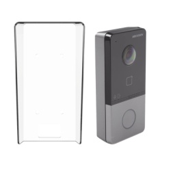 HIKVISION DS-KV6113-PE1(C)/K Kit Videoportero IP + Carcasa protectora 2 Megapixel / PoE Estandar / IP65 / Apertura desde Hik-connect / Soporta 1 Departamento y Hasta 6 Monitores / Soporta Tarjetas Mif