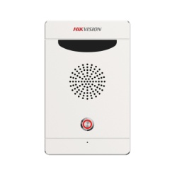 HIKVISION DS-PEA103-K1 Estación de Alarma de Pánico / Audio Bidireccional / Altavoz 3W / Micrófono Omnidireccional 1 m / 2 Entradas y 2 Salidas de Alarma / IP65 IK08 / Aluminio Exterior