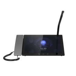 HIKVISION DS-PEA4H-20 Estación Maestra IP Para Recepción de Alarma de Pánico / Cámara 2 Megapixel / Pantalla Táctil 10.1" / Micrófono y Bocina Integrado