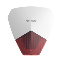HIKVISION DS-PS1-R Sirena Estrobo Cableada / 105 dB / LED Rojo / IP54 / 12V CC / -25°C a 60°C / 140 x 134 x 33 mm