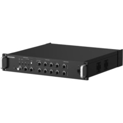 HIKVISION DS-QAZ1A500G1-VB2(B) Amplificador de audio | 2 zonas de 250W | 100V/70V | Calendarización de eventos | Biblioteca de Materiales de Audio | Entrada de Alarma