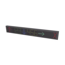 HIKVISION DS-TVL121-9-5D Guia de Estacionamiento Interior / Ideal para Pasillos y Areas de Control de Estacionamientos / RS485- RJ45 / Indicador Numerico / Flecha Dinamica / 9 Digitos / 2 Direcciones