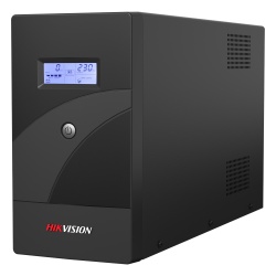 HIKVISION DS-UPS2000-R/X UPS de 2000 VA / 1200 W / 6 Tomas NEMA 5-15R / Transferencia ≤10 ms / AVR / Pantalla LCD / 2 Baterías 12V 9Ah
