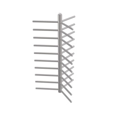 HIKVISION H44X0-POLE/DM60 Eje Central de Refacción / Torniquete de Cuerpo Completo / Carril Sencillo / Acero Inoxidable