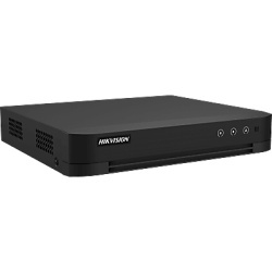 HIKVISION IDS-7204HUHI-M1/T DVR Pentahíbrido / 8 Canales / 4K 8 Megapixel / H.265+ / AcuSense / Audio Bidireccional / 1 Bahía HDD 10 TB / Salida Full HD