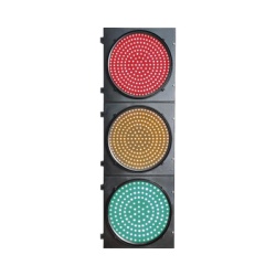 HIKVISION JD400-3-301SS-1 Semaforo LED / Diametro 400 mm / Rojo Amarillo y Verde / Alta Intensidad
