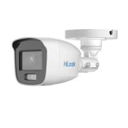 HiLook by HIKVISION THC-B129-MS [ColorVu] Bala TURBOHD 2 Megapixel (1080p) / Imagen a Color 24/7 / Lente 2.8 mm / Microfono Integrado / Luz Blanca 20 mts / IP66 / Metalica