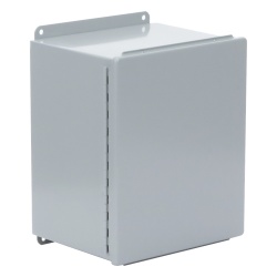 HOFFMAN A12108CH Gabinete de Bisagra Continua NEMA 12; IP66 de Uso en Intemperie 305 x 254 x 203 mm De Acero Color Gris