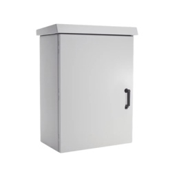 HOFFMAN ECL606050P Gabinete Para Exterior OSP ComLine de 12 UR 600 mm de Ancho 500 mm de Profundidad De Aluminio Color Gris Claro Con Proteccion NEMA 4/12/4X/3/3R; IP66