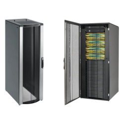 HOFFMAN PNC20812B Gabinete Rack ProLine ConnecTek 42 UR 2000 x 800 x 1200 mm con Capacidad 1134 kg Acero Color Negro Con Organizadores Laterales Frontal y Traseros Incluidos