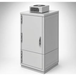 HOFFMAN PTHS362428G4A Gabinete ProTek Doble Bisagra / Puerta Sólida con AC / 36x24x28 in (922x600x710 mm) / Acero Pintado RAL 7035 / NEMA 4 4X 12 / IP66 IK10