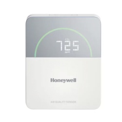 HONEYWELL BMS TR50-5D Sensor de calidad del aire interior con display mide temperatura humedad CO2 PM2.5 y TVOC comunicacion BACnet Modbus y Sylk Bus