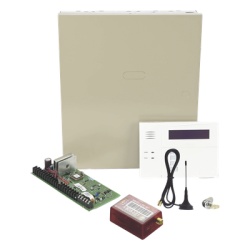 HONEYWELL HOME RESIDEO VISTA48/6160RFCOM Panel híbrido intrusión / 8 zonas cableadas, ampliable a 48 / Teclado 6160RF / Comunicador 3G/4G / 1er año incluido