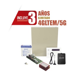 HONEYWELL HOME RESIDEO VISTA48MN01/60RF3Y Kit de panel de intrusión / 8 zonas cableadas + 40 inalámbricas / comunicador 4G LTE-M/5G MN01LTEM / gabinete y teclado incluidos / 3 años de datos ilimitados
