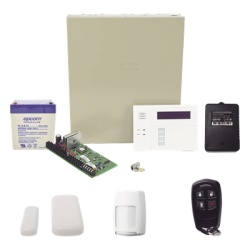 HONEYWELL HOME RESIDEO VISTA48RFMINI/6160RF Kit de alarma / Panel VISTA-48 con receptor / Teclado 6160RF / 2 Contactos 5800MINI / 1 PIR 5800PIR / Control remoto 5834-4 / Batería y transformador