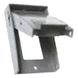 HUBBELL 5028-0 Cubierta de Metal de Un Espacio / Montaje Vertical / Construccion Robusta / Acabado Resistente al Clima.