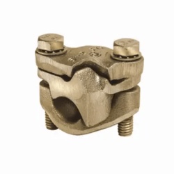 HUBBELL BURNDY HUB-QPX-3434Y Abrazadera Mecanica Paralela Universal / VERSITAP para Cu/AL / 250-500 kcmil / Cuerpo de Cobre / Hardware DURIUM?/ 375 LBS/in Torque Instalacion / Estano Plateado / 194Â°