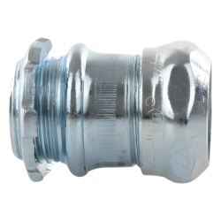 HUBBELL HUB-2903 Conector Recto Compresion de Acero Galvanizado para Pared Delgada de 3/4" . - Img 5