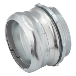 HUBBELL HUB-2908 Conector de Compresion de Acero Galvanizado para Pared Delgada de 2".