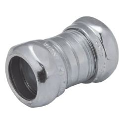 HUBBELL HUB-2925 Cople Compresion de Acero Galvanizado para Pared Delgada de 1 1/4" .