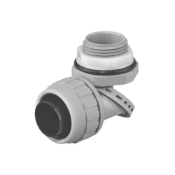 HUBBELL HUB-PS1009-NGY Conector Multi Posicion de Nylon de 1" para Tuberia Liquidtight Polytuff.