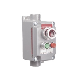 HUBBELL KILLARK HUB-XCS-2A15 Estacion de Control Terminal con 2 Botones Pulsadores Rojo-Verde y Luz Piloto Roja / Entrada 3/4