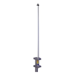 HUSTLER HX10-40630 Antena base UHF 406-430 MHz Fibra de Vidrio 10 dB de Ganancia Serie HX para Climas Extremos