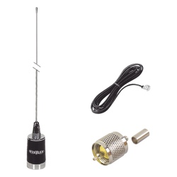 HUSTLER KIT-LMG150 kit de antena movil de 3dB de Ganancia en VHF 148-174 MHZ Incluye LMG150 + CHMB + RFU505