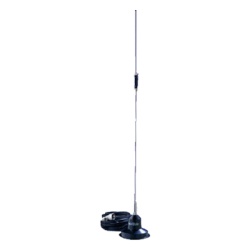 HUSTLER RUM-4305 Antena movil UHF 430-450 MHz 5.2 dB montaje magnetico conector UHF Macho.