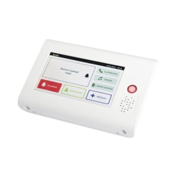 IBERNEX NX1021 Terminal de Habitacion IP para Hospitales / Lector RFID 125 KHz / Audio Bidireccional / SIP / PoE / Pantalla Tactil 7" / Compatible con NX1071 y NX1075