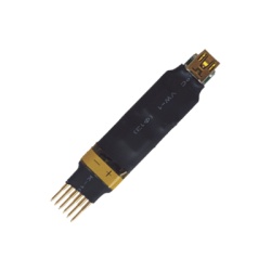IBERNEX NX8852 Programador para Receptor de Alarmas / Plug 6 Pogo-Pin / 0.005 kg / USB Plug de 6 Pogo / 75x15x5 mm / Incluye Software de Configuracion