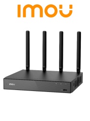 IMOU IMO0200003 IMOU NVR-N118W-8A0E NVR WIFI 18 Canales Disco duro de 3.5 pulgadas hasta 16T microfono y altavoz integrados cuatro antenas 2 4 G/5 G Wi-Fi 6 aplicacion IMOU HDMI/VGA emparejamient