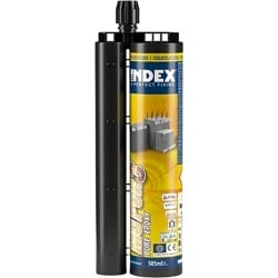 INDEX MOPUR-30-585 Resina Epoxico Puro 3:1 para Concreto Fisurado y Armado Taladros Inundados Vibraciones y Aplicaciones Estructurales / Curado Lento / Para Cargas Sismicas Categoria C1 y C2 / Conteni