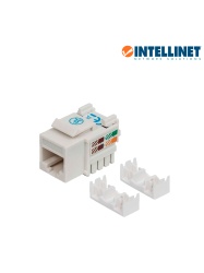 INTELLINET ITL1610008 INTELLINET 210591 - Jack RJ45 CAT6 Keystone / de impacto 110 / color blanco