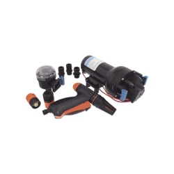 JABSCO P501J-119N-3A Bomba de Alta Presion / 19 LPM (5 GPM) / 70 PSI / 12 Vcd / Autocebante 2.4 m (7.9 ft) / IPX6 / 5 Camaras