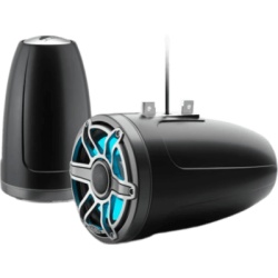 JL AUDIO 10-03281-00 Bocinas Cerradas para Torre / JL Audio M6 / 8.8" / Coaxial Cerrado / LED Transflective™ / Rejilla Deportiva de Titanio / 125 W RMS / 4 Ω / 38 Hz - 20 kHz / 90.5 dB / Cable 16 AWG 3 m (10 pies) / Cable LED 20 AWG 3 m (10 pies)