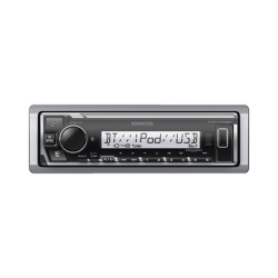 JVC KENWOOD KMR-M332BT Estereo marino con conexion Bluetooth iluminacion multicolor variable con entrada USB